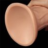 Lovetoy 9.5'' Realistic Curved Dildo Flesh