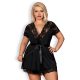 Obsessive - 810-PEI-1 Peignoir XXL black