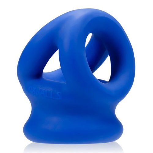 Oxballs - Tri-Squeeze Cocksling & Ballstretcher Cobalt Ice blue