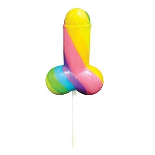 Spencer & Fleetwood Rainbow Cock Pops Pénisz Formájú Nyalóka