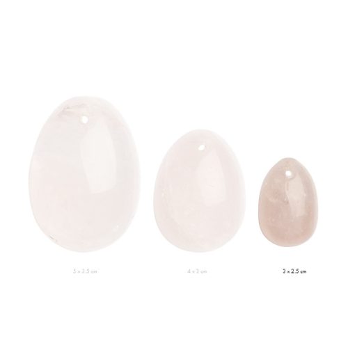 La Gemmes - Yoni Egg RoseQuartz pink S