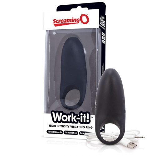 The Screaming O - Work-it! Vibrating Ring black