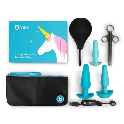 B-Vibe - Anal Training & Education Set blue