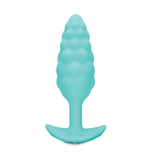 B-Vibe - Texture Plug Bump blue