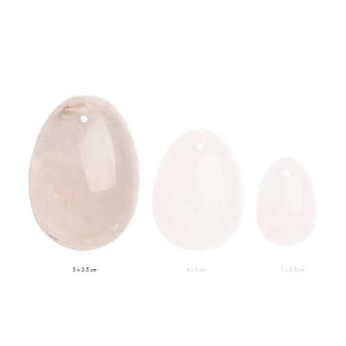 La Gemmes - Yoni Egg RoseQuartz  pink (L)