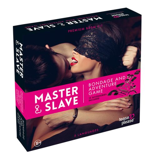 Tease & Please Master & Slave Bondage Game Magenta (NL-EN-DE-FR-ES-IT-SE-NO-PL-RU)