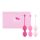 FeelzToys - FemmeFit Advanced Pelvic Muscle Training Set 3 pcs pink