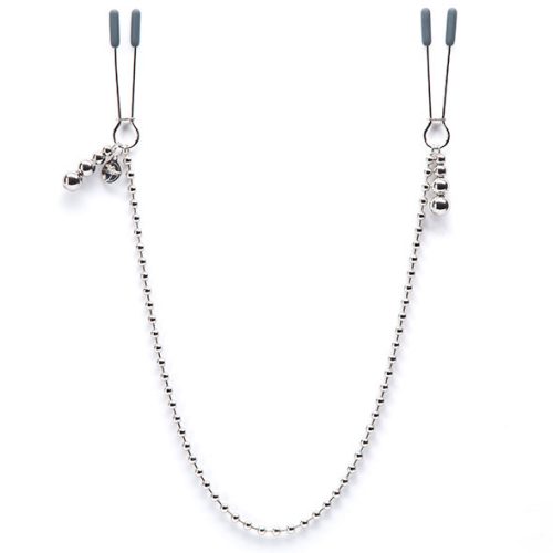 Fifty Shades of Grey Fifty Shades ofGrey - Darker At My Mercy Beaded Chain Nipple Clamps silver