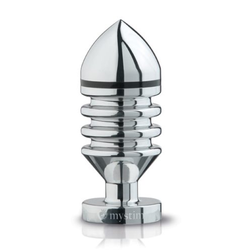 Mystim - Hector Helix Butt Plug S silver