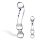 Glas - Curved G-Spot Glass Dildo clear