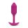 B-Vibe - Vibrating Snug Plug M purple