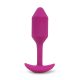 B-Vibe - Vibrating Snug Plug M purple