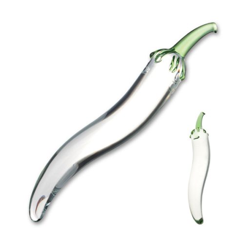 Glas - Naturals Chili Pepper Glass Dildo clear