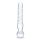 Glas - Joystick Clear Glass Dildo