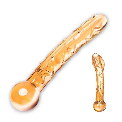 Glas - Orange Tickler Glass Dildo