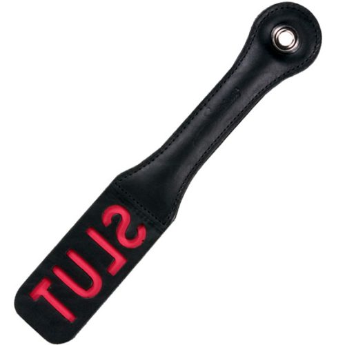 Sportsheets - Leather Impression Paddle Slut black