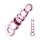 Glas - Quintessence Beaded Glass Anal Slider Pink