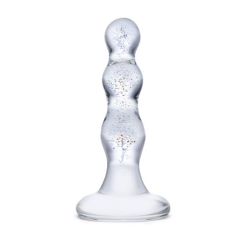 Glas - Triple Play Beaded Glass Butt Plug