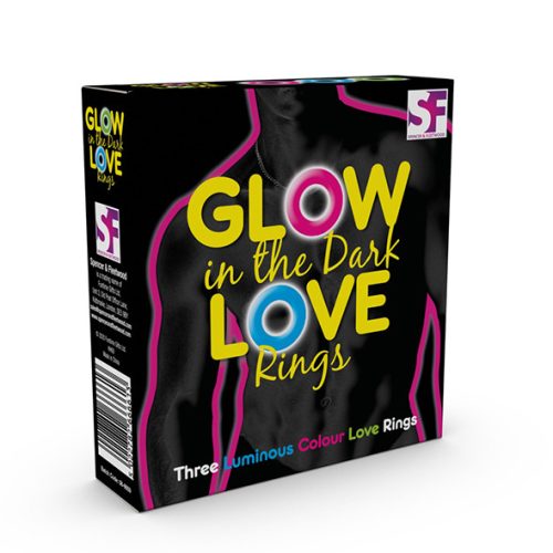 Spencer & Fleetwood Glow in the Dark Love Rings