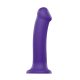 Strap-On-Me - Semi-Realistic Dual Density Bendable Dildo Purple Size L