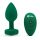 B-Vibe - Vibrating Jewel Plug M/L Emerald