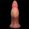 Lovetoy 7.0'' Dual layered Platinum Silicone Plug