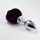 Lovetoy Pompon Metal Plug Small Purple