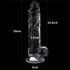 Lovetoy 7.5''  Flawless Clear Dildo