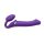 Strap-On-Me - Vibrating Bendable Strap-On L Purple