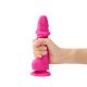 Strap-On-Me - Sliding Skin Realistic Dildo Fuchsia L